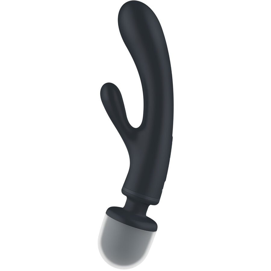 Vibromasseur lapin triple stimulation gris — SATISFYER VIBRATOR