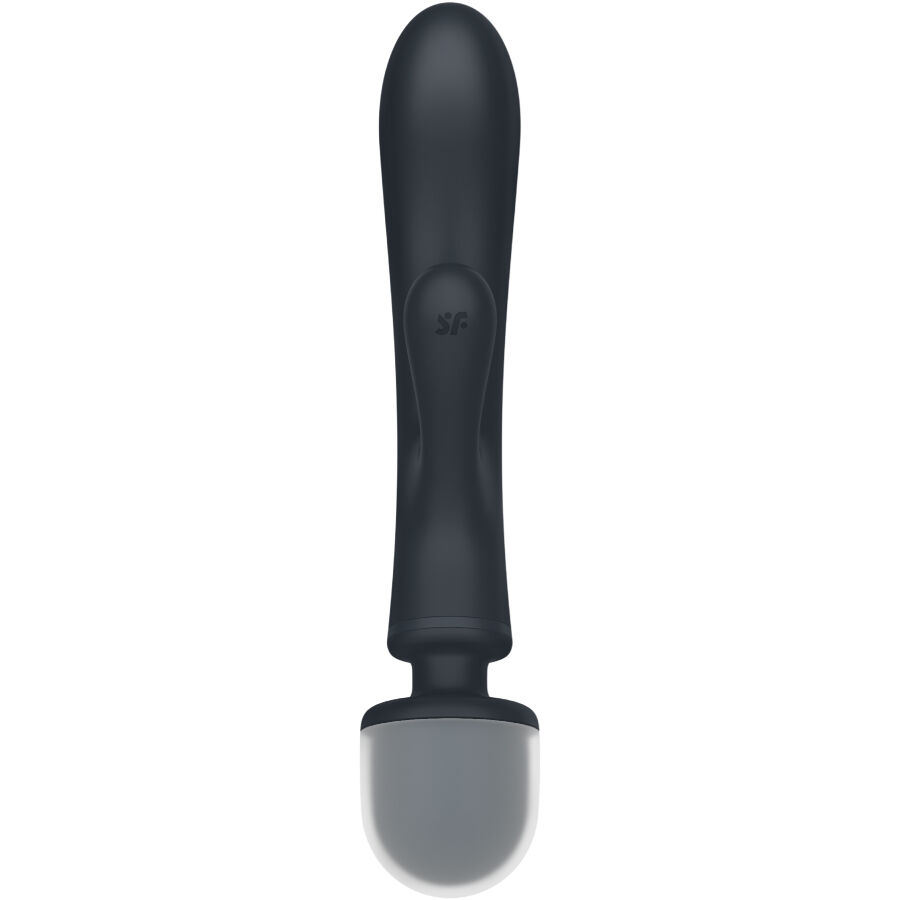 Vibromasseur lapin triple stimulation gris — SATISFYER VIBRATOR