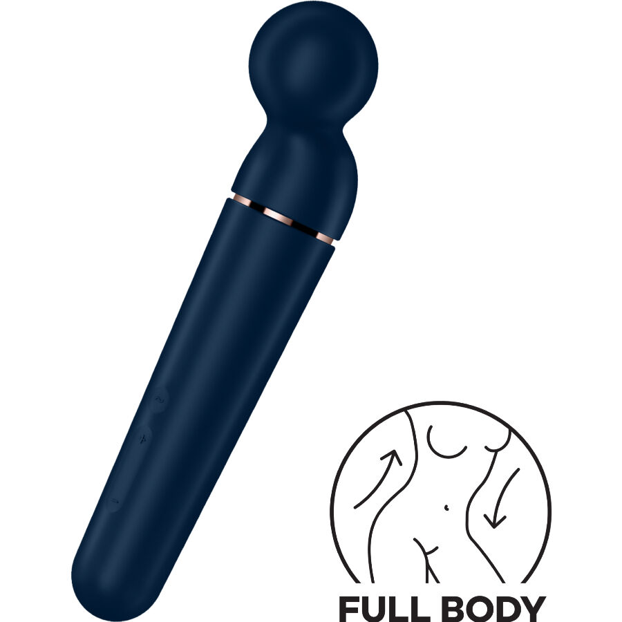Massageur vibrateur Planet Wand-er bleu — SATISFYER WAND