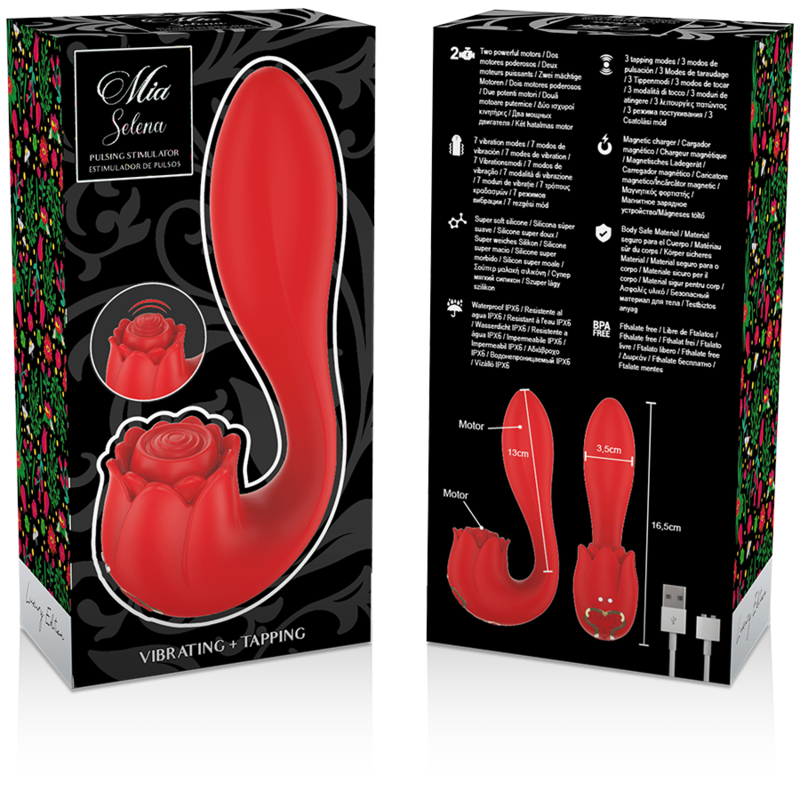 Stimulateur vibrant et tapotant Selena — MIA