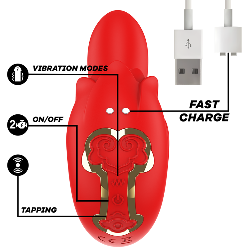 Stimulateur vibrant et tapotant Selena — MIA