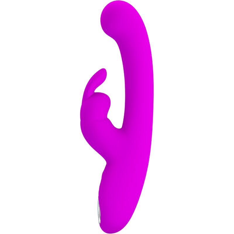 Vibrateur lapin et point G rechargeable violet — PRETTY LOVE FLIRTATION