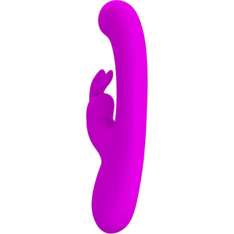 Vibrateur lapin et point G rechargeable violet — PRETTY LOVE FLIRTATION