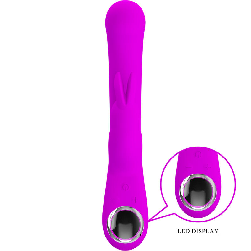 Vibrateur lapin et point G rechargeable violet — PRETTY LOVE FLIRTATION