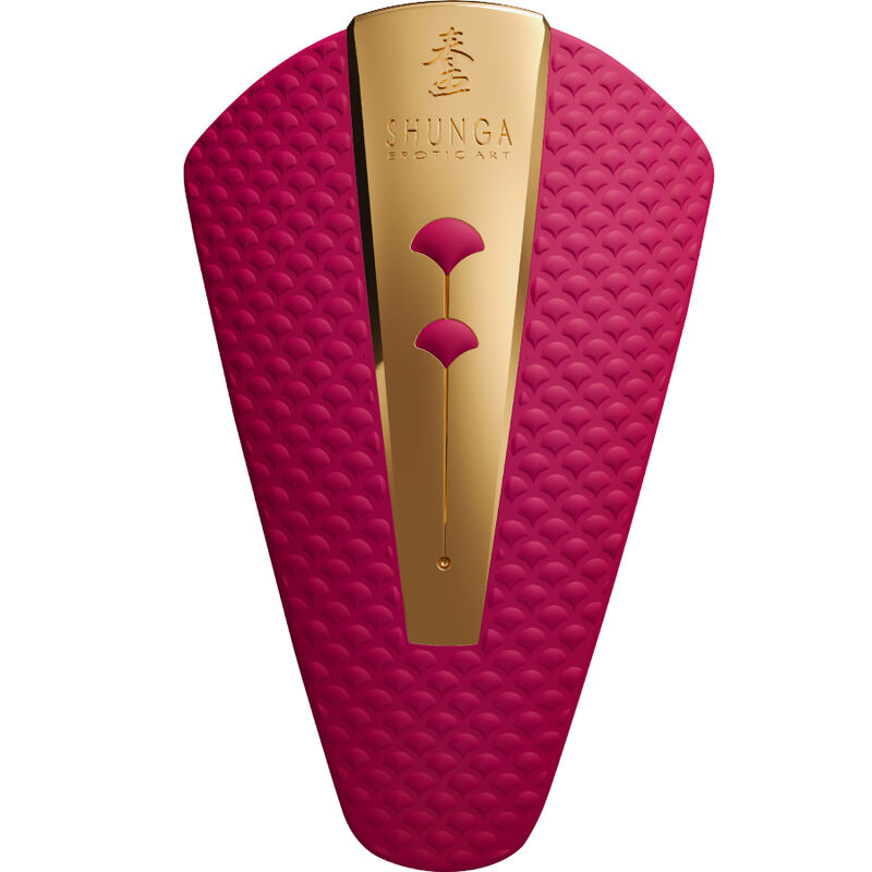Masseur intime vibrant ergonomique fuchsia — SHUNGA TOYS