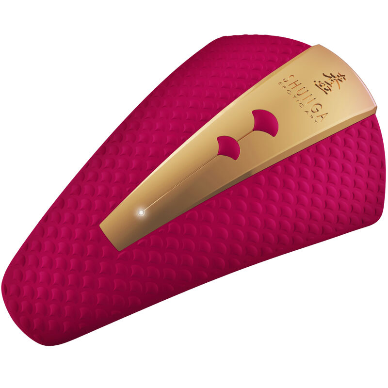 Masseur intime vibrant ergonomique fuchsia — SHUNGA TOYS
