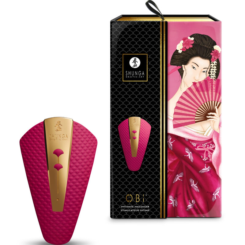 Masseur intime vibrant ergonomique fuchsia — SHUNGA TOYS