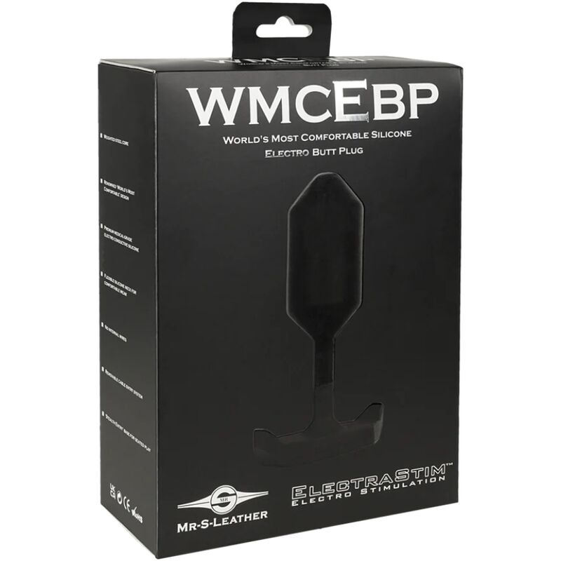 Plug anal électro en silicone Mr. S Leather — ELECTRASTIM