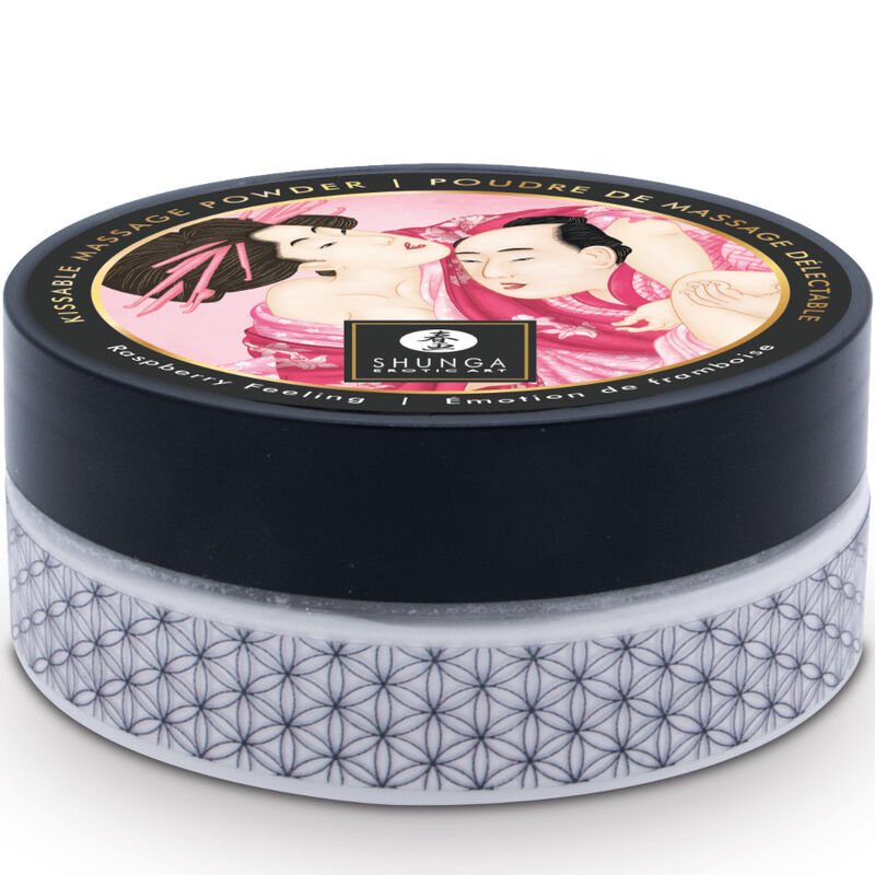 Kit de poudre de massage comestible framboise — SHUNGA BODY POWER
