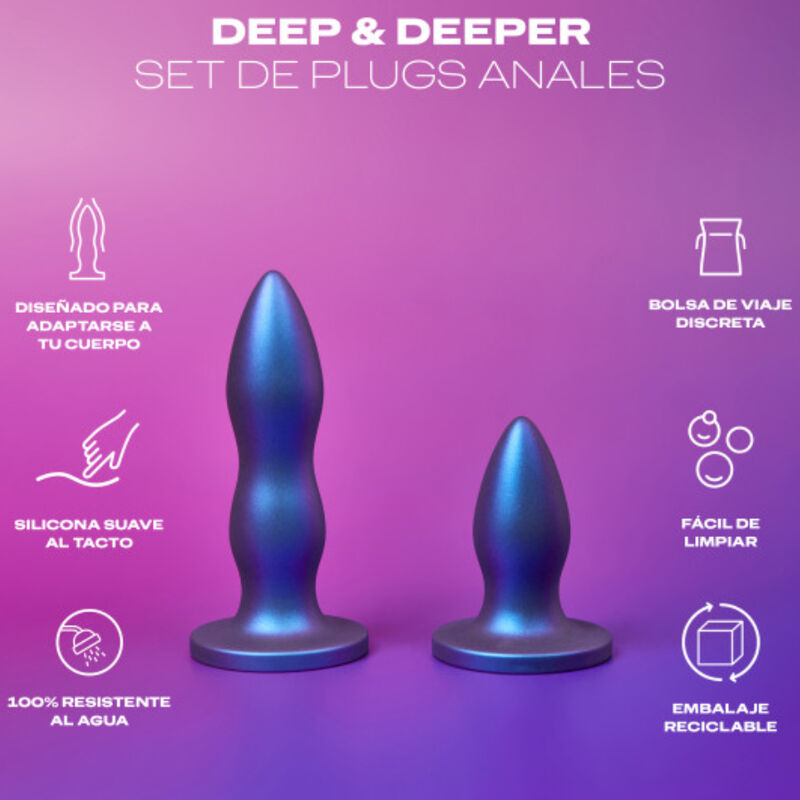 Ensemble de plugs anaux progressifs deep & deeper — DUREX TOYS