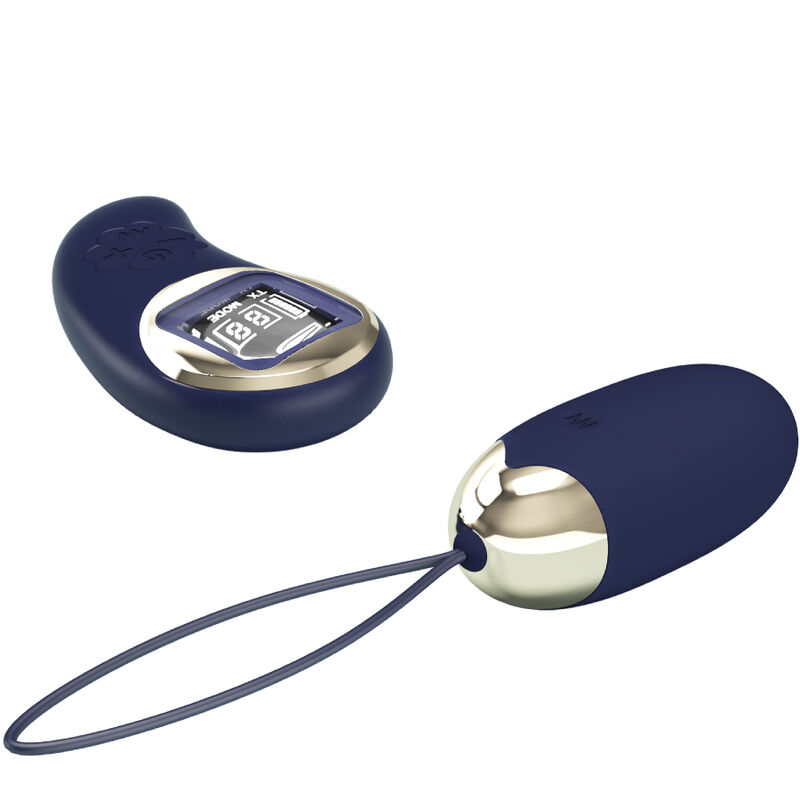 Œuf vibrant télécommandé Mina bleu — PRETTY LOVE LED