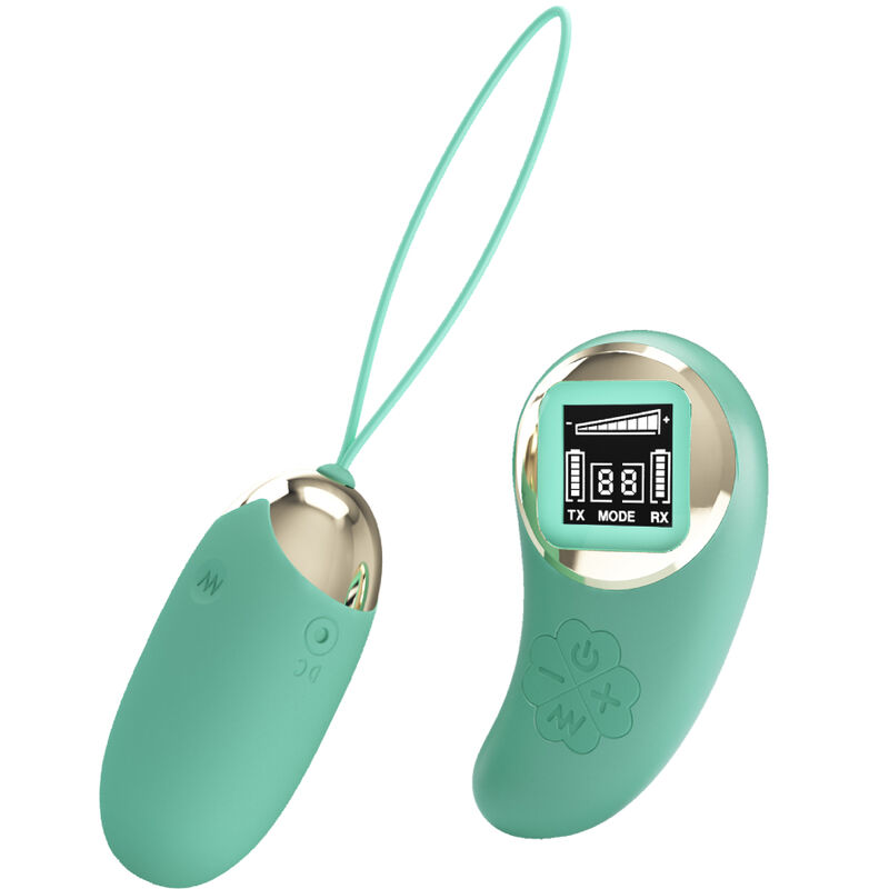Œuf vibrant télécommandé vert — PRETTY LOVE LED