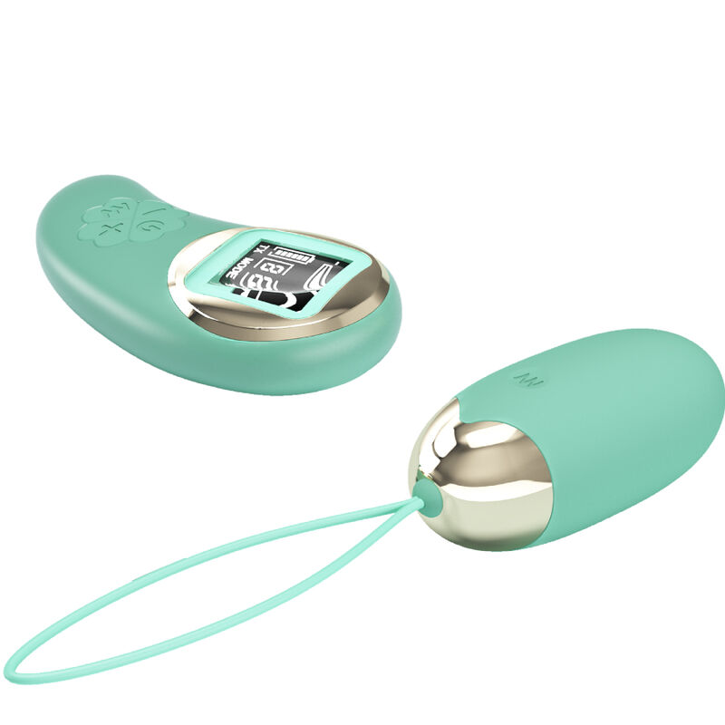 Œuf vibrant télécommandé vert — PRETTY LOVE LED