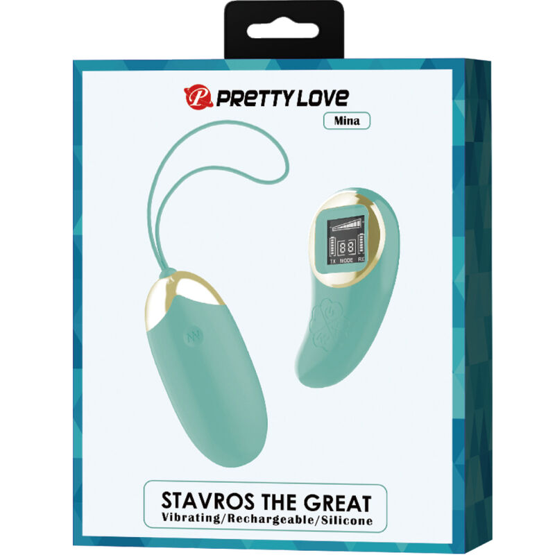 Œuf vibrant télécommandé vert — PRETTY LOVE LED