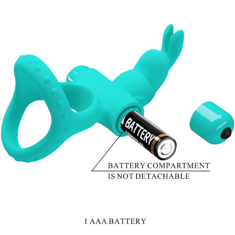Anneau vibrant lapin vert — PRETTY LOVE MALE