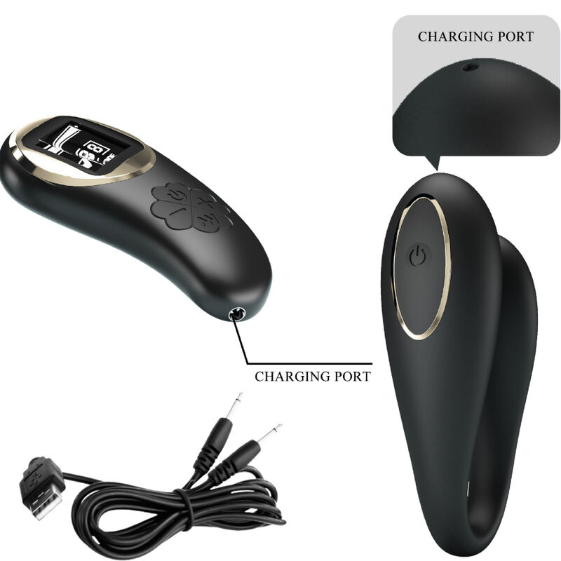 Vibromasseur double plaisir télécommandé — PRETTY LOVE C-TYPE