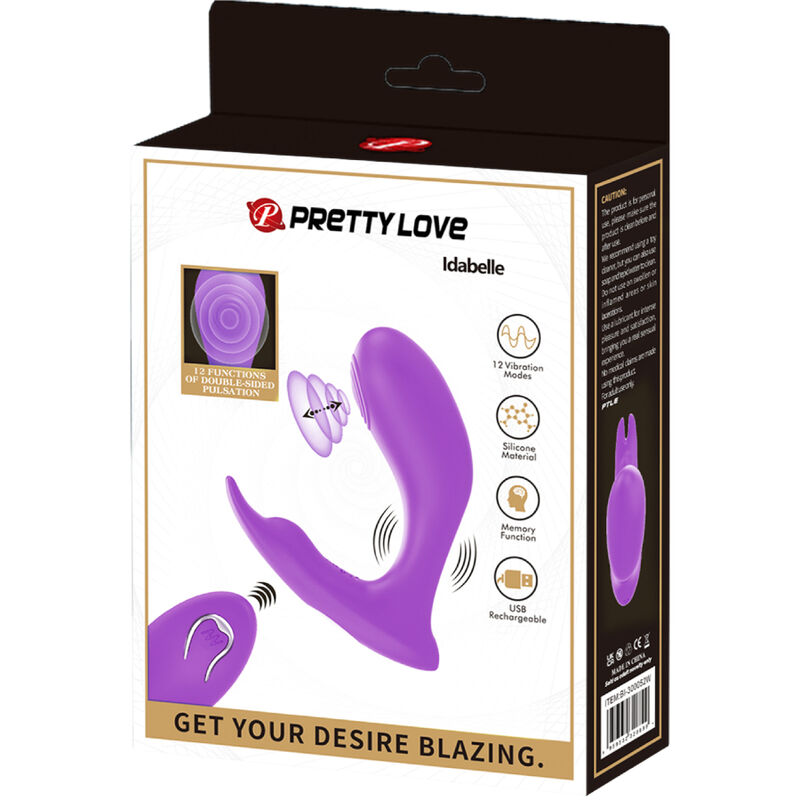 Masseur vibrant duo à télécommande — PRETTY LOVE BOTTOM