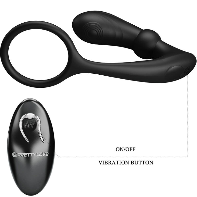 Anneau anal vibrant télécommandé — PRETTY LOVE BOTTOM