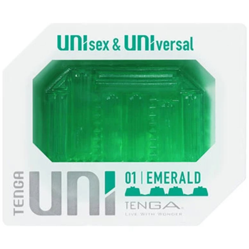 Masturbateur unisexe en gel doux Émeraude — TENGA