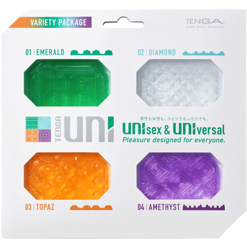 Pack de dés stimulants UNI Variety 4 unités — TENGA