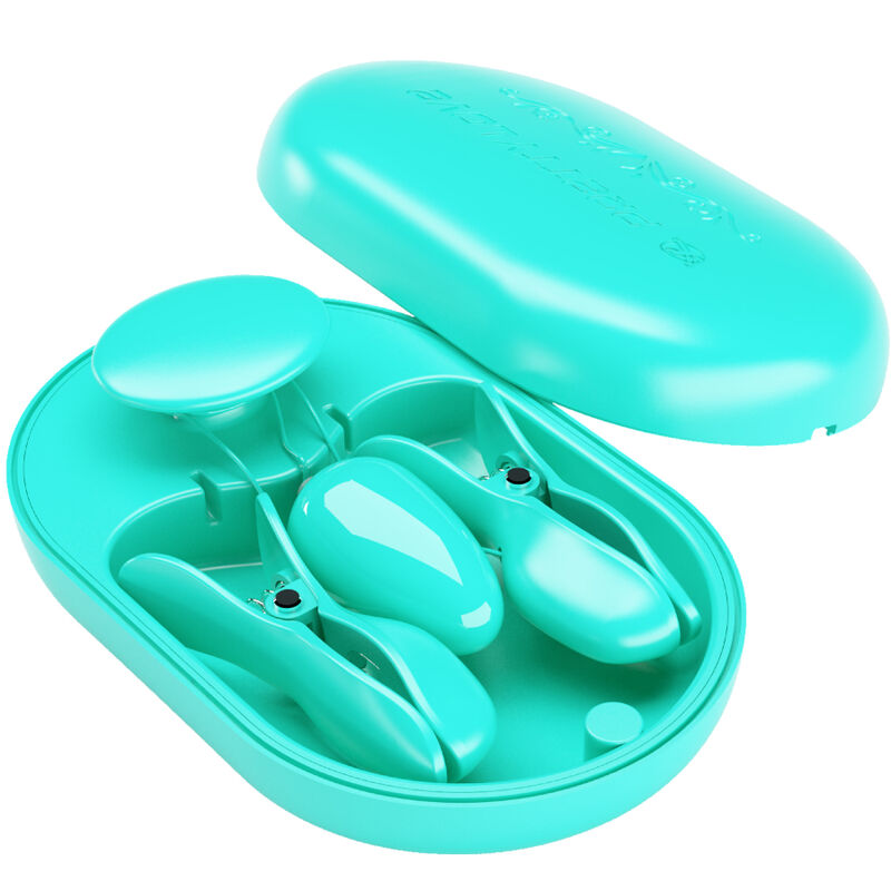 Pinces à électrostimulation vibrantes bleues — PRETTY LOVE FLIRTATION