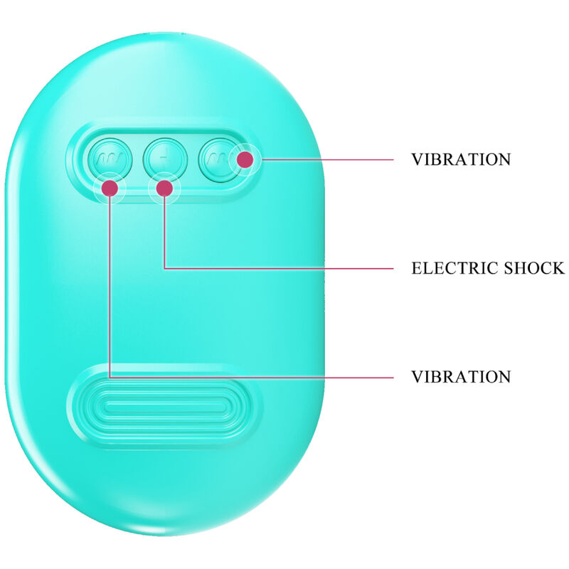 Pinces à électrostimulation vibrantes bleues — PRETTY LOVE FLIRTATION