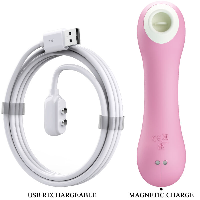 Stimulateur clitoridien à succion rose émeraude — ROMANCE