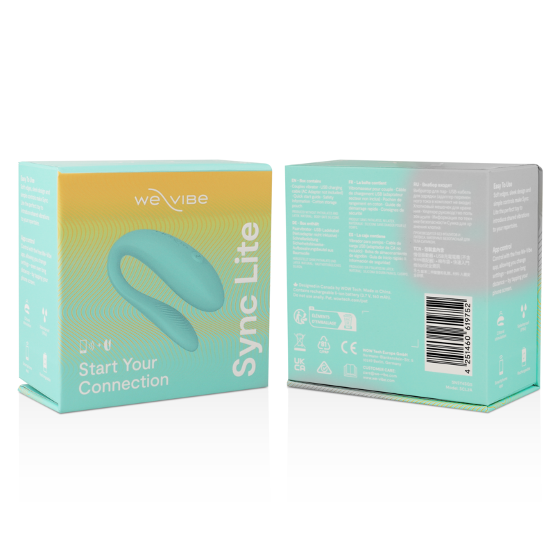 Vibromasseur couple ajustable et connecté Sync Lite — WE-VIBE