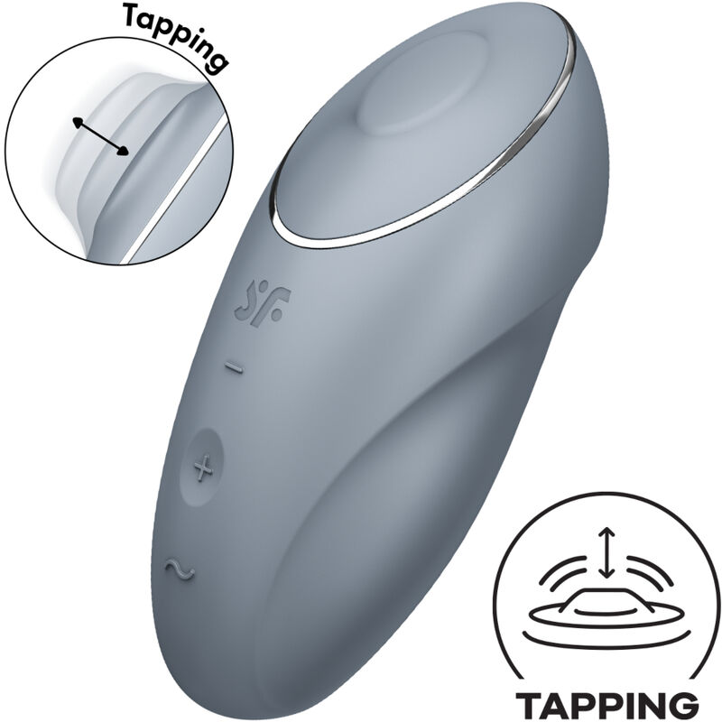 Vibrateur lay-on à tapotements et vibrations — SATISFYER LAYONS