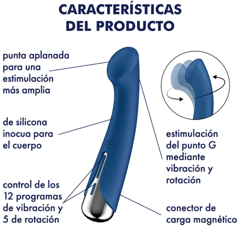 Vibrateur rotatif point G spinning — SATISFYER