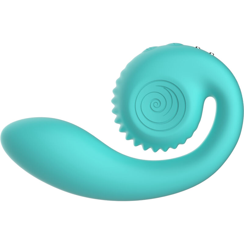 Stimulateur double point G Gizi turquoise — SNAIL VIBE