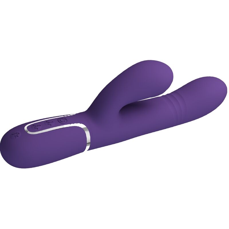 Vibrateur multifonction rabbit G-spot violet — PRETTY LOVE FLIRTATION