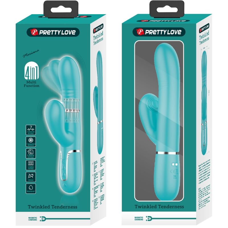 Vibrateur lapin G-spot à tête mobile — PRETTY LOVE PARTY UP