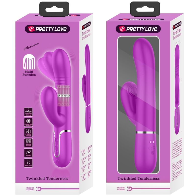 Vibrateur rabbit multifonction réglable — PRETTY LOVE FLIRTATION