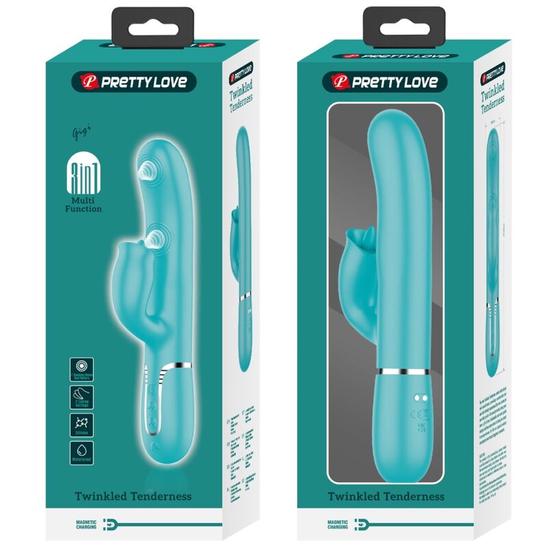 Vibrateur lapin à lécher double stimulation — PRETTY LOVE FLIRTATION