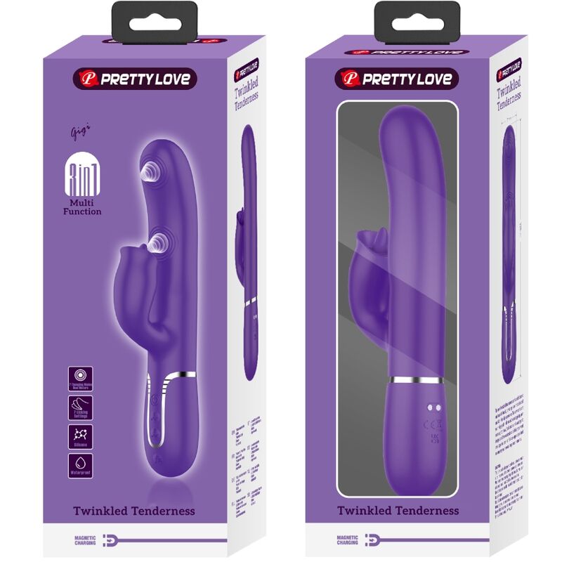 Vibrateur lapin à lécher et stimuler — PRETTY LOVE PARTY UP