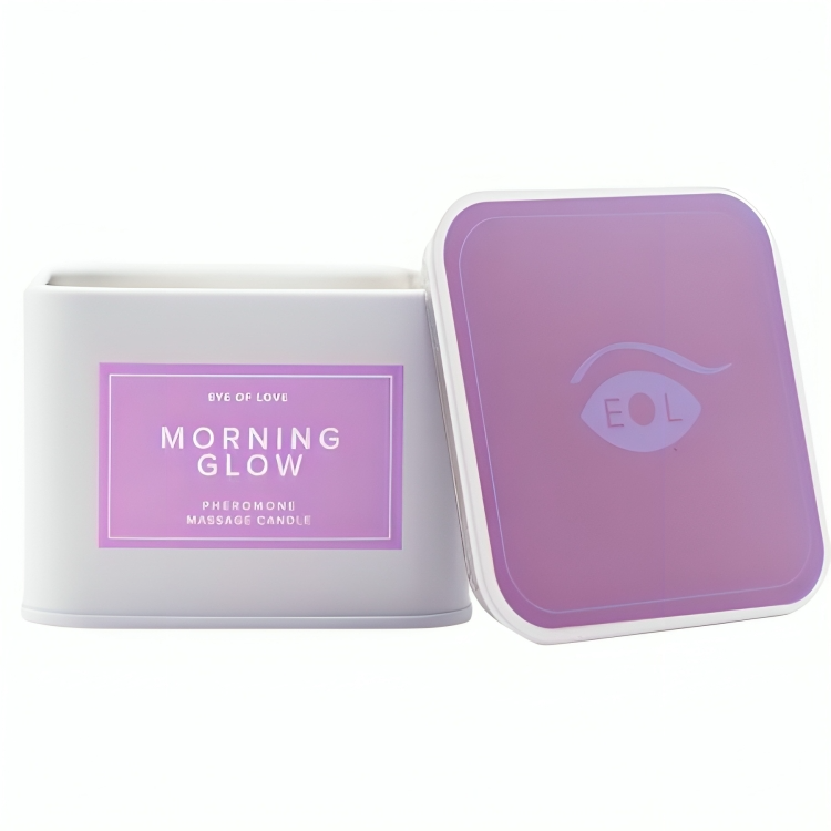 Bougie de massage 3-en-1 aux phéromones Morning Glow — EYE OF LOVE