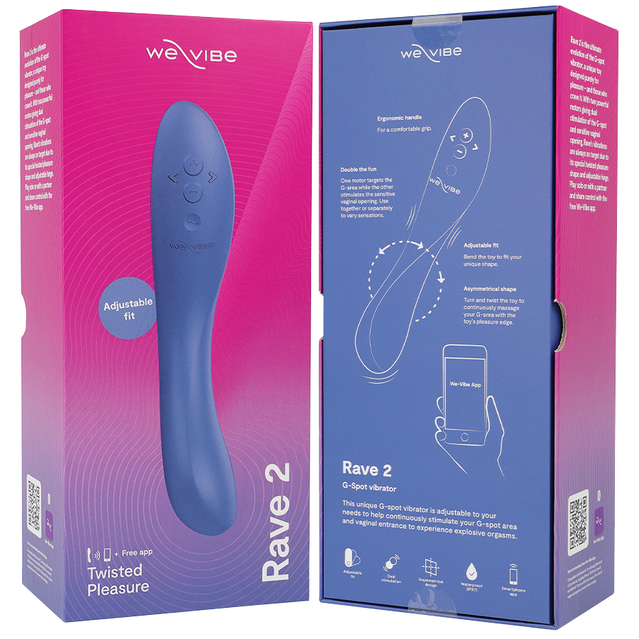 Vibrateur point G torsadé rechargeable — WE-VIBE