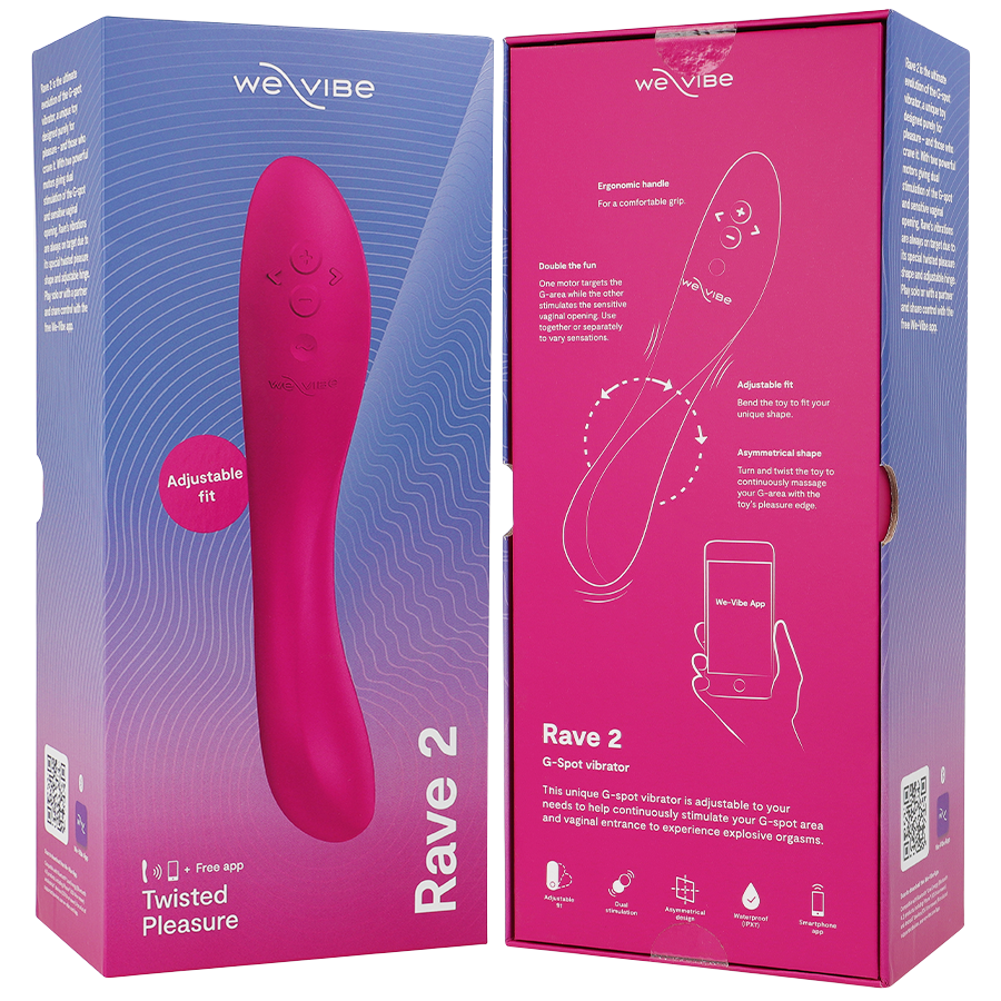 Vibrateur point G torsadé rechargeable — WE-VIBE