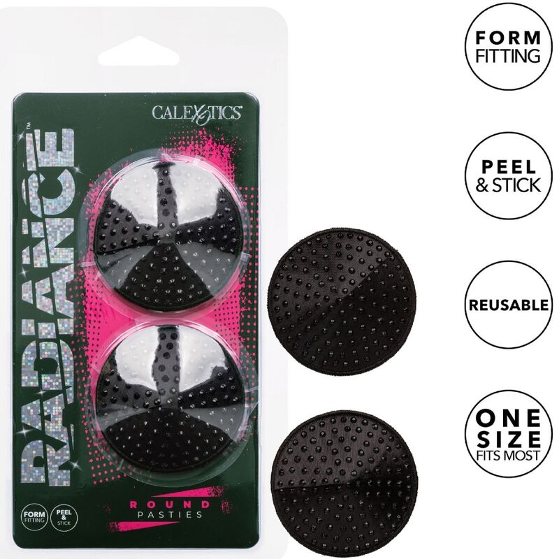 Couvre-mamelons scintillants Radiance — CALEXOTICS