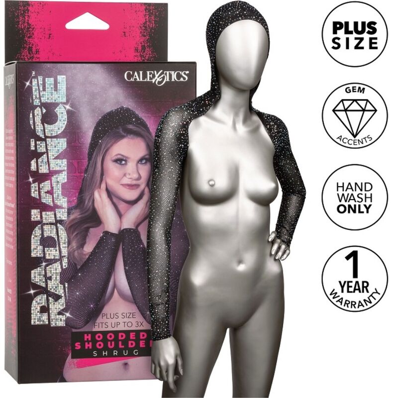 Boléro radiance à capuche grande taille — CALEXOTICS