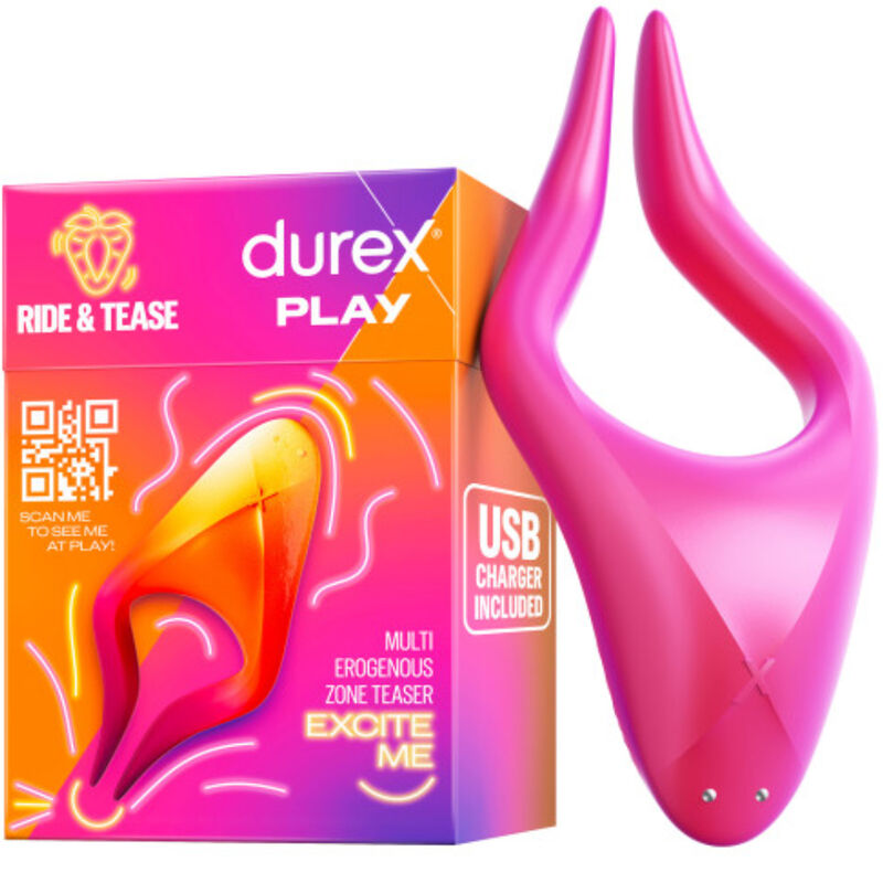 Stimulateur multi-zones vibrant Ride & Tease — DUREX TOYS