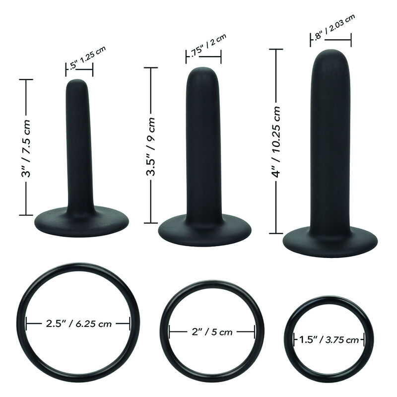 Kit de tampões de silicone progressivo Boundless — CALEXOTICS