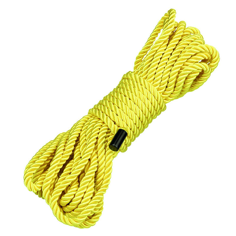 Corde de bondage 10 mètres jaune — CALEXOTICS