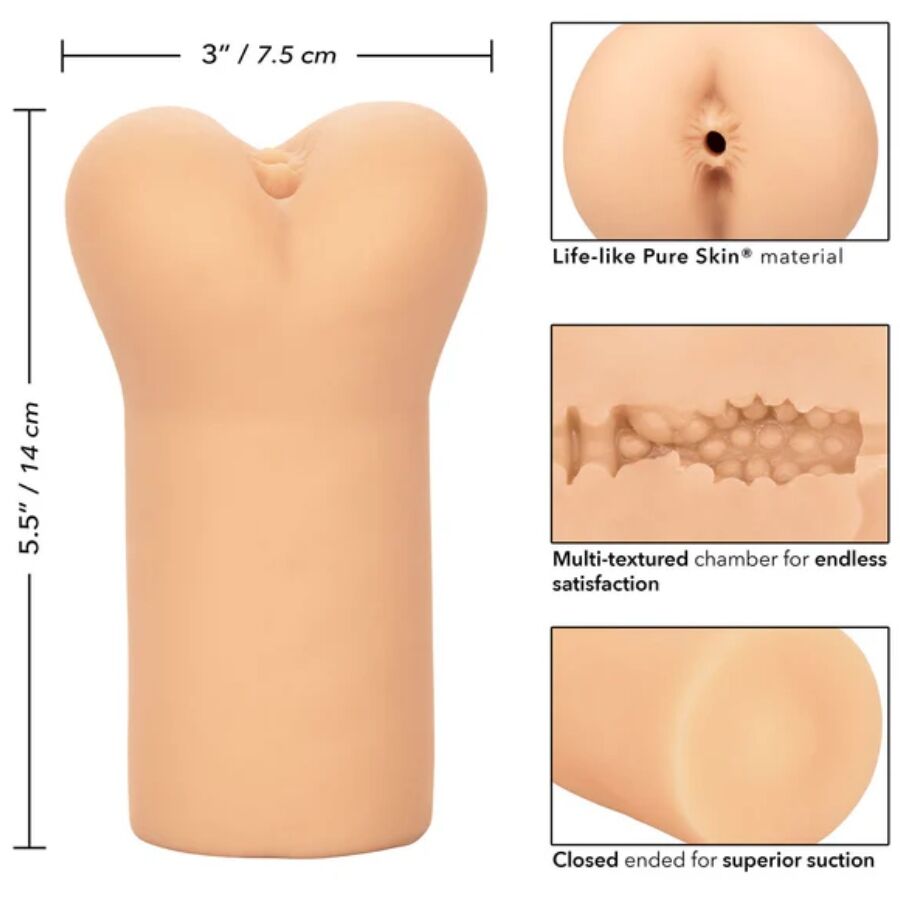 Plug anal réaliste multi-texture — CALEXOTICS
