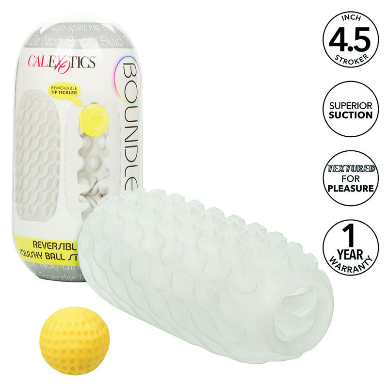 Masturbateur réversible à balle souple — CALEXOTICS
