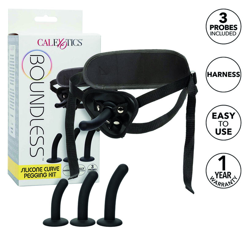 Kit harnais et sondes courbes en silicone — CALEXOTICS