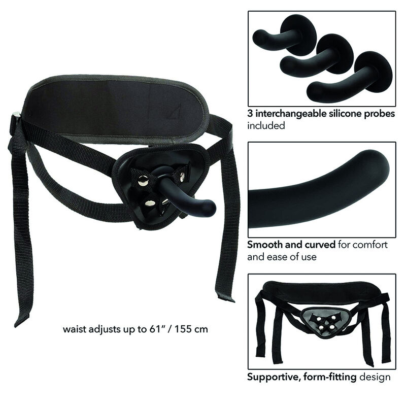 Kit harnais et sondes courbes en silicone — CALEXOTICS