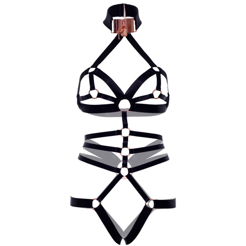 Harnais élastique sans entrejambe avec anneau — LEG AVENUE KINK