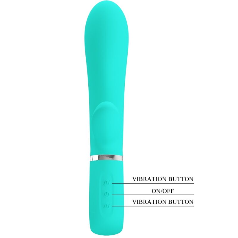 Vibrateur multifonction G-spot et clitoridien en silicone — PRETTY LOVE FLIRTATION